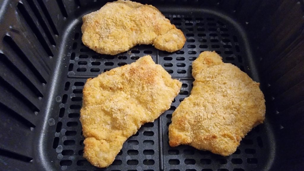 Rántott hús sütése forrólevegős-fritőzben 2