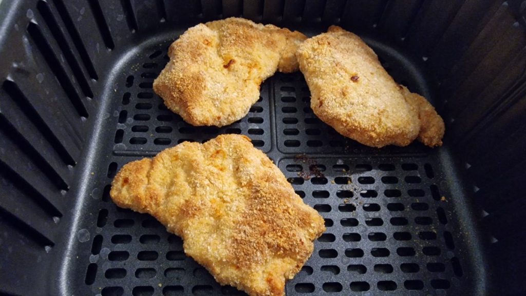 Rántott hús sütése forrólevegős fritőzben 3