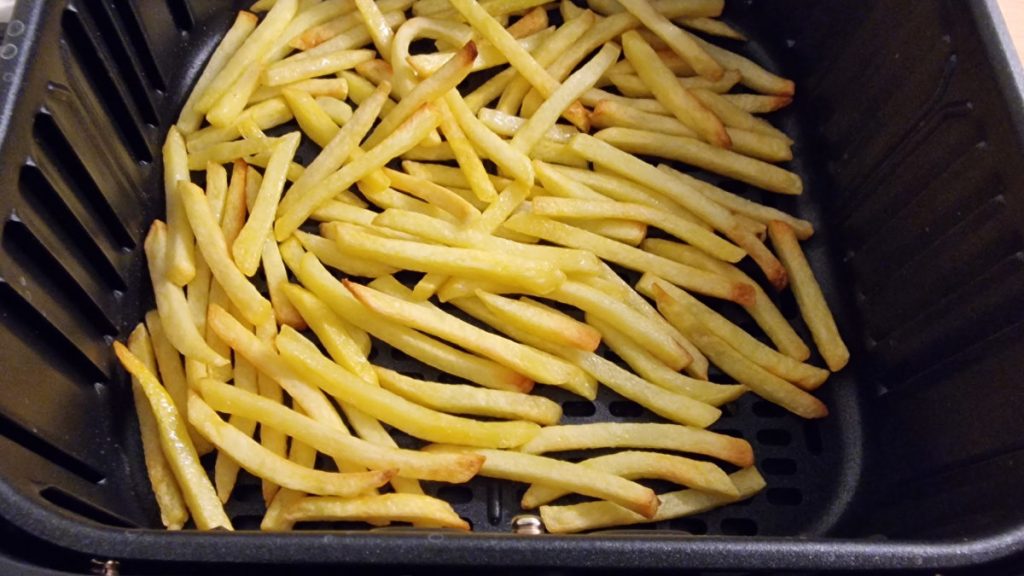 Sült krumpli forrólevegős fritőzben