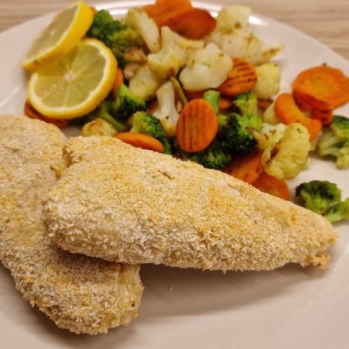 Rántott hal forrólevegős fritőzben