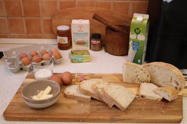 french toast készítése