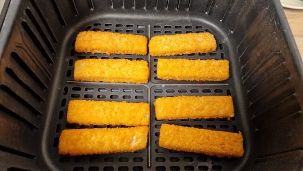 Halrudak airfryer sütés előtt