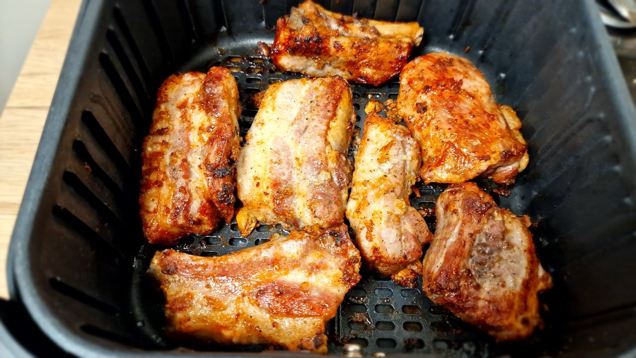 Sült oldalas airfryer