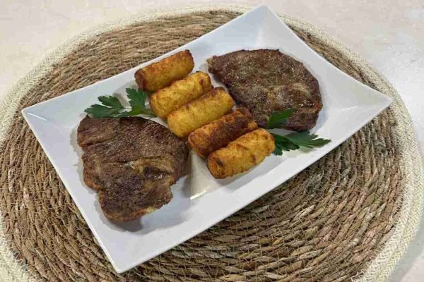 egyszerű tarja airfryerben krokettel