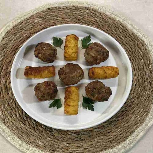 frikadellen airfryerben krokettel