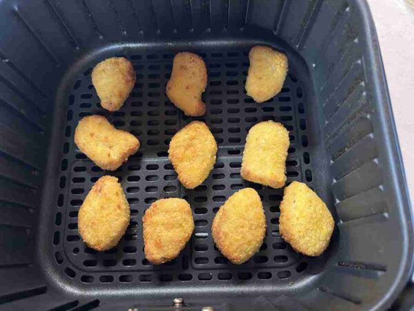 fagyasztott csirke nuggets airfryerben